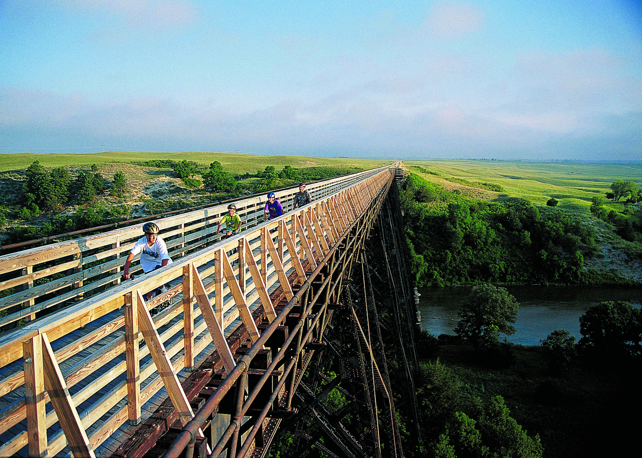 Nebraska's Cowboy Trail for pedestrians and cyclists