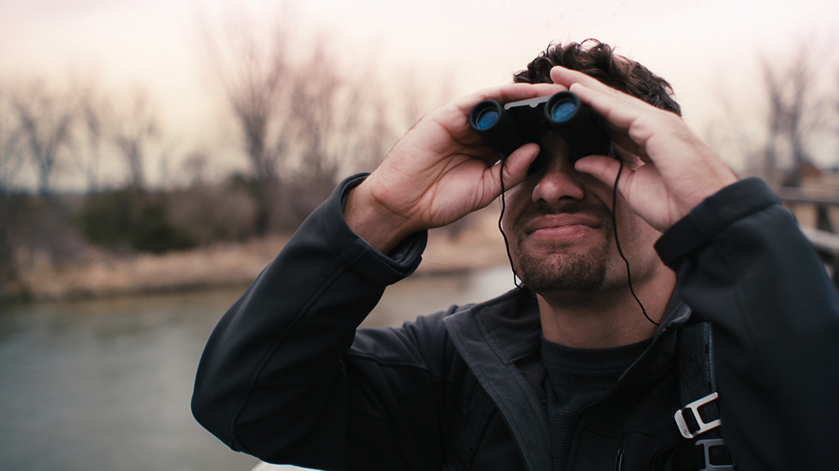 Viewing the sandhill crane migration over Nebraska