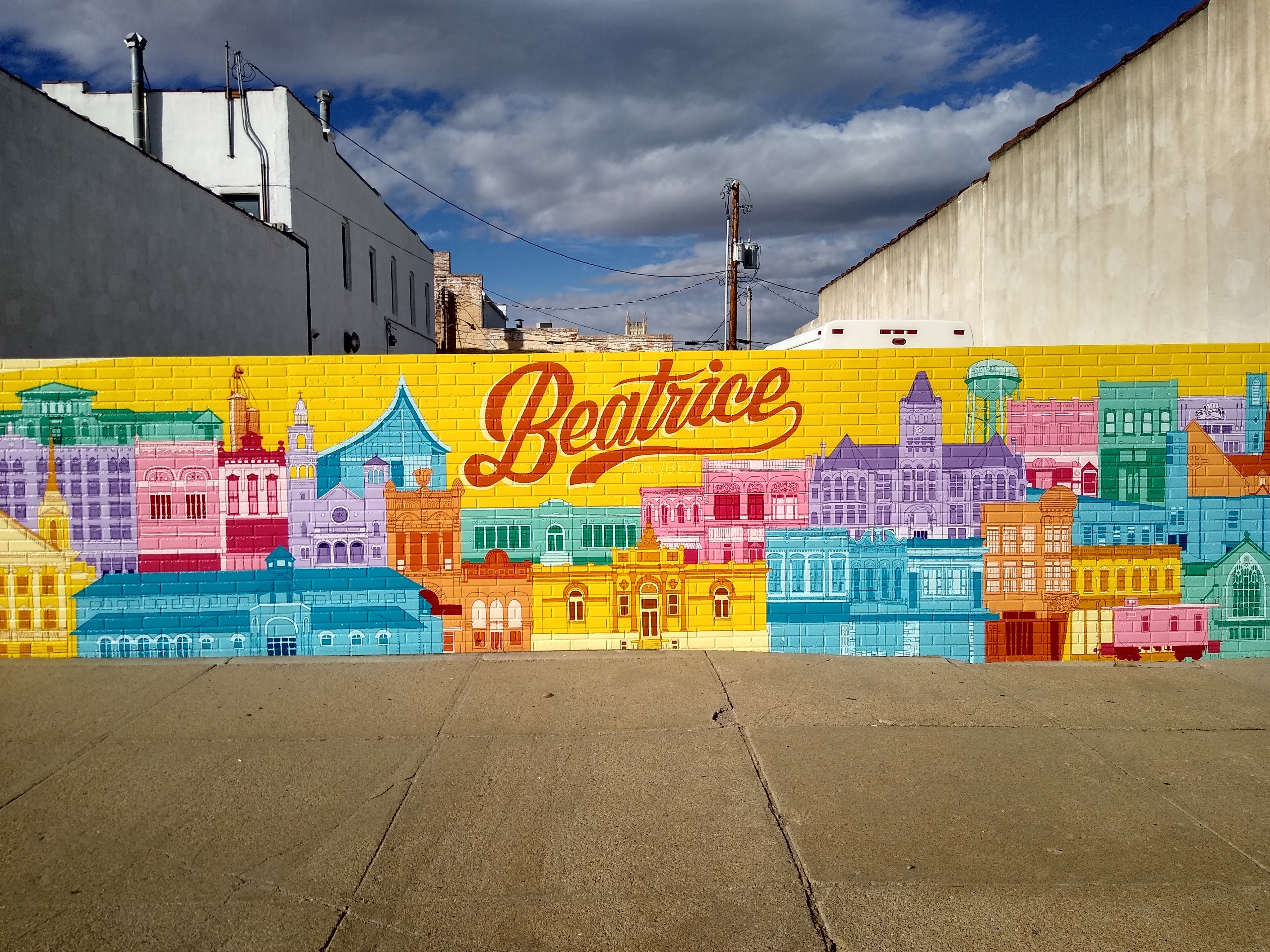 Beatrice Nebraska Mainstreet Mural