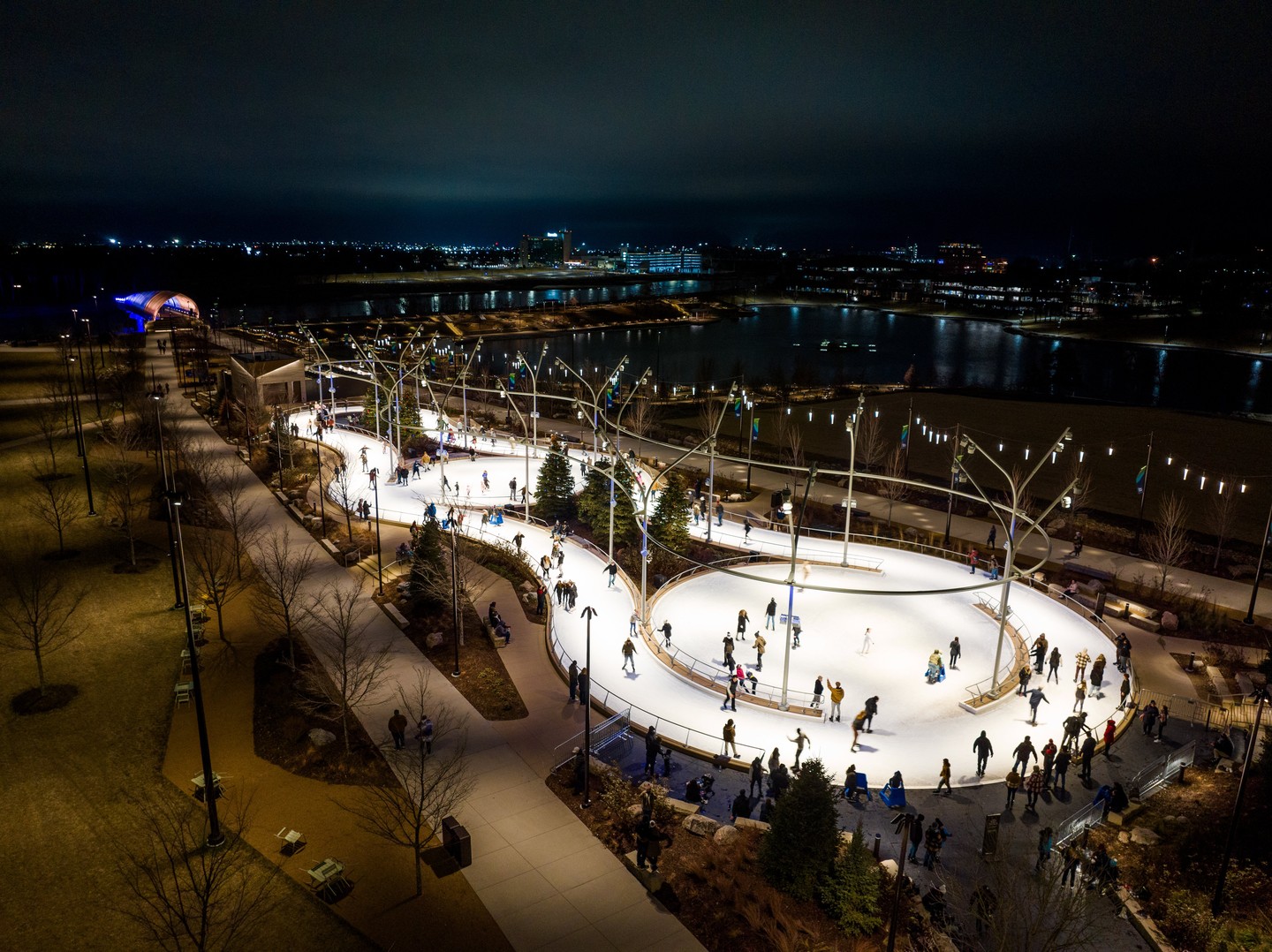 Heartland of America Park Ice Skating