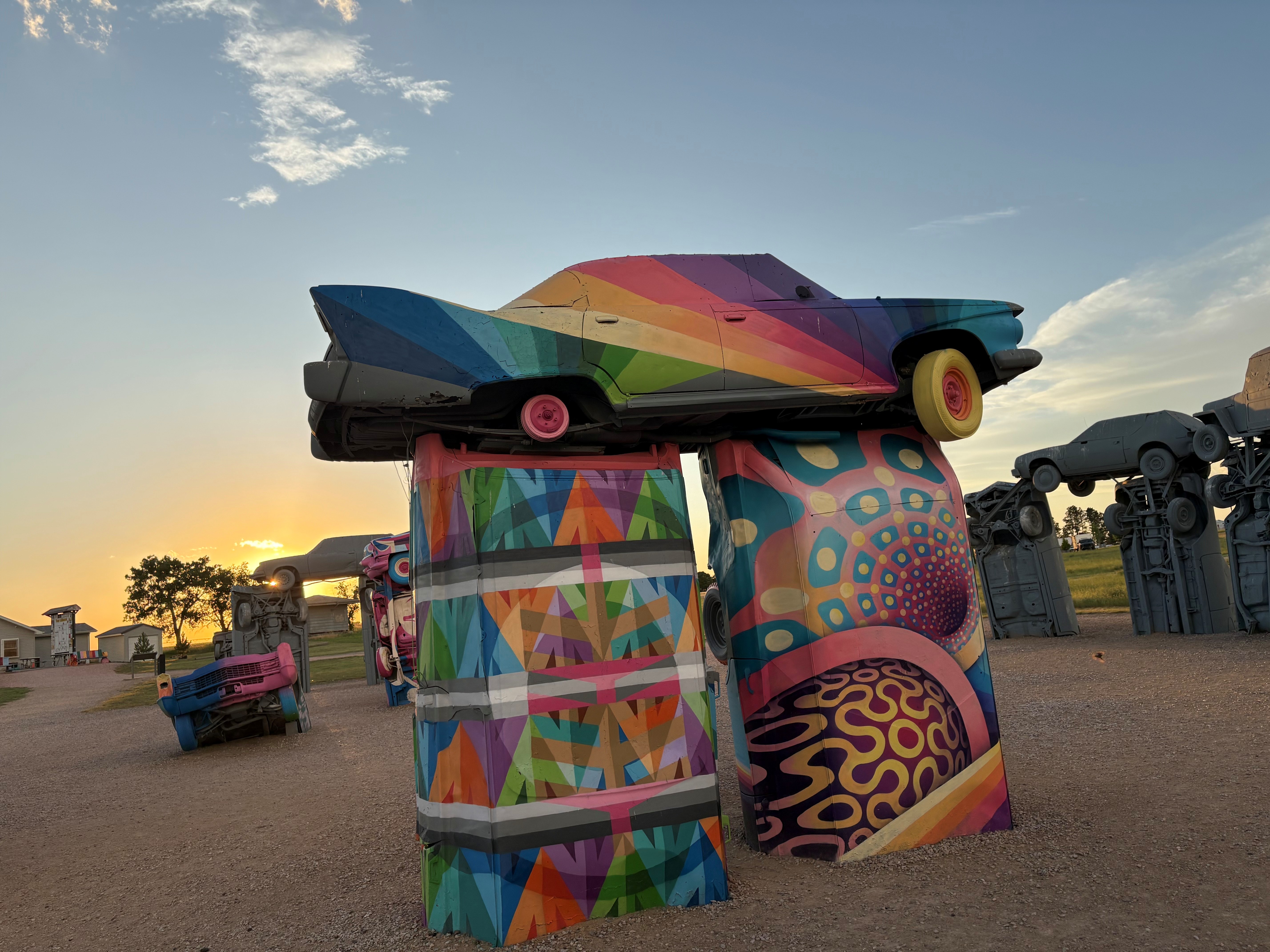 Painted Carhenge