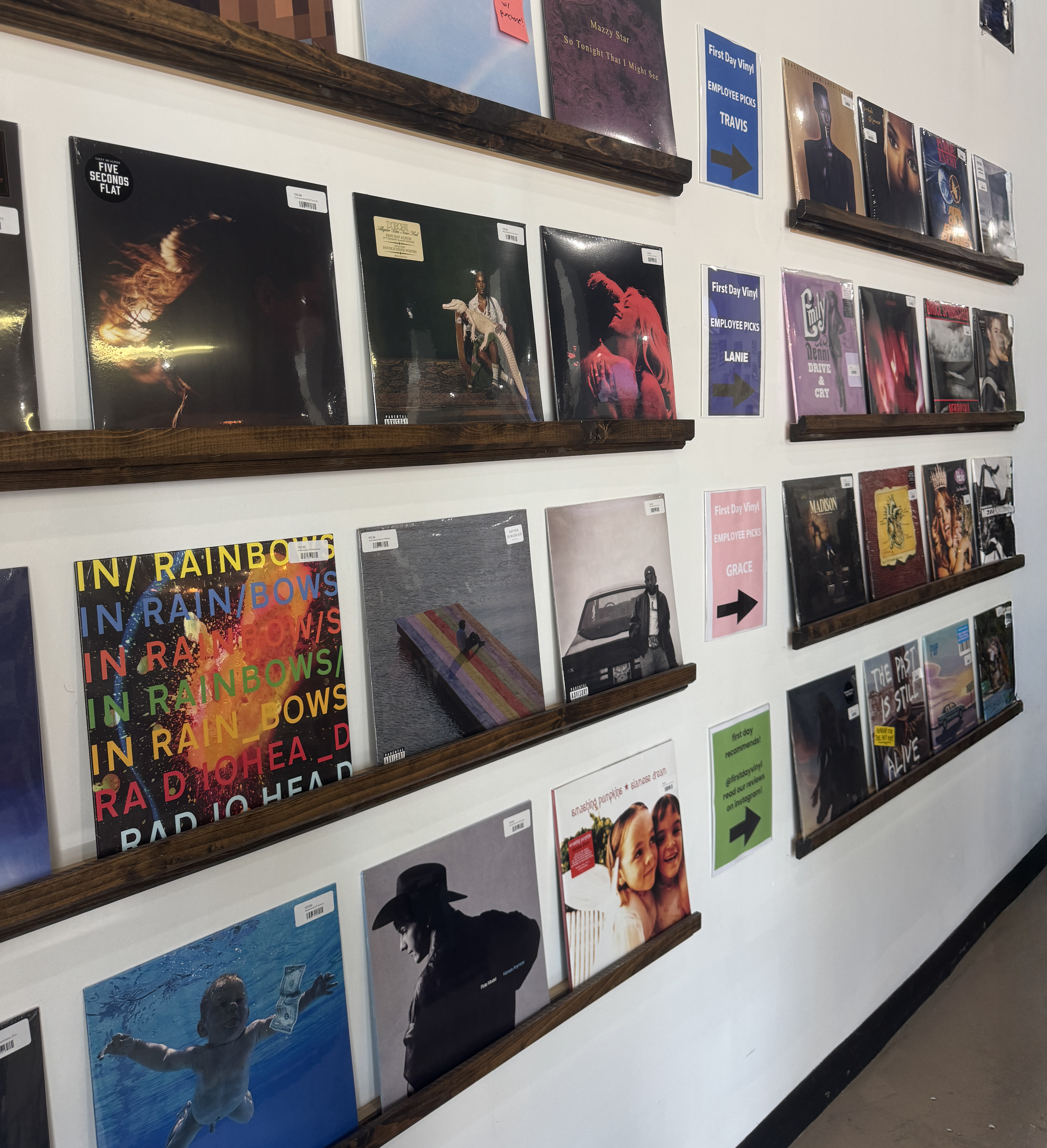 first day vinyl employee recommendations