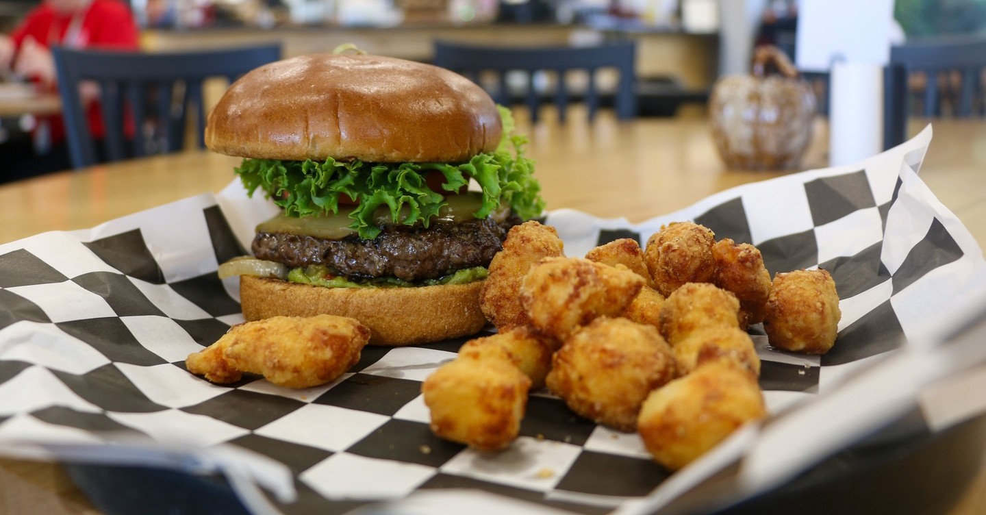 Burger at McClean Beef