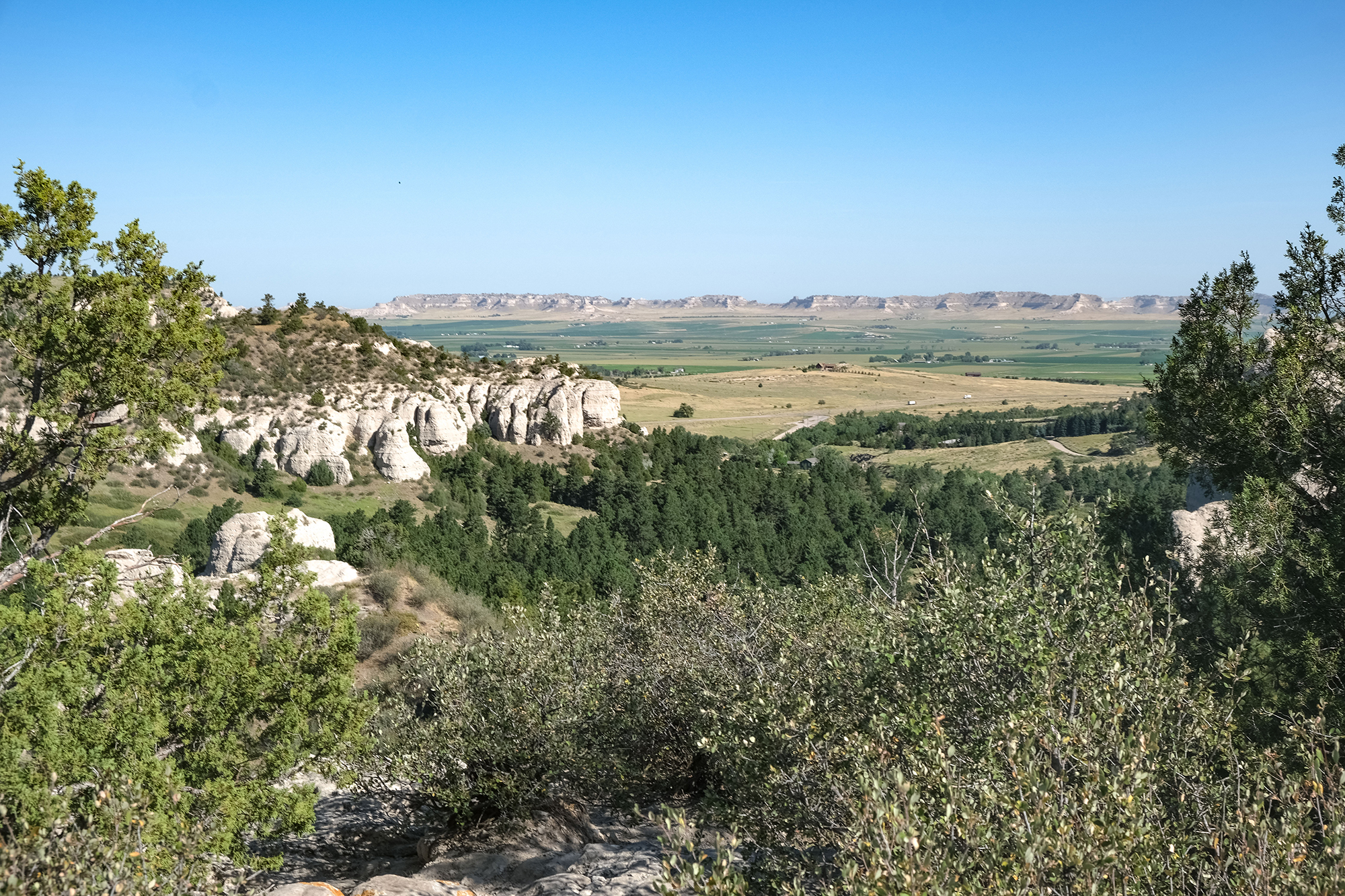 A view of the stunning vistas from Wildcat Hills Recreation Area.
