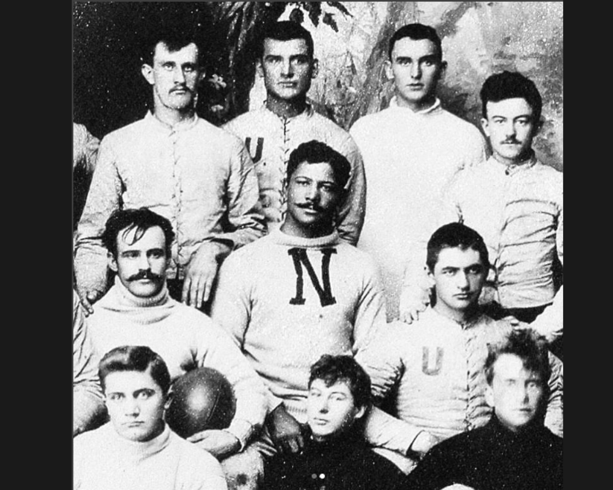 George Flippin, the first Black football player for the University of Nebraska.