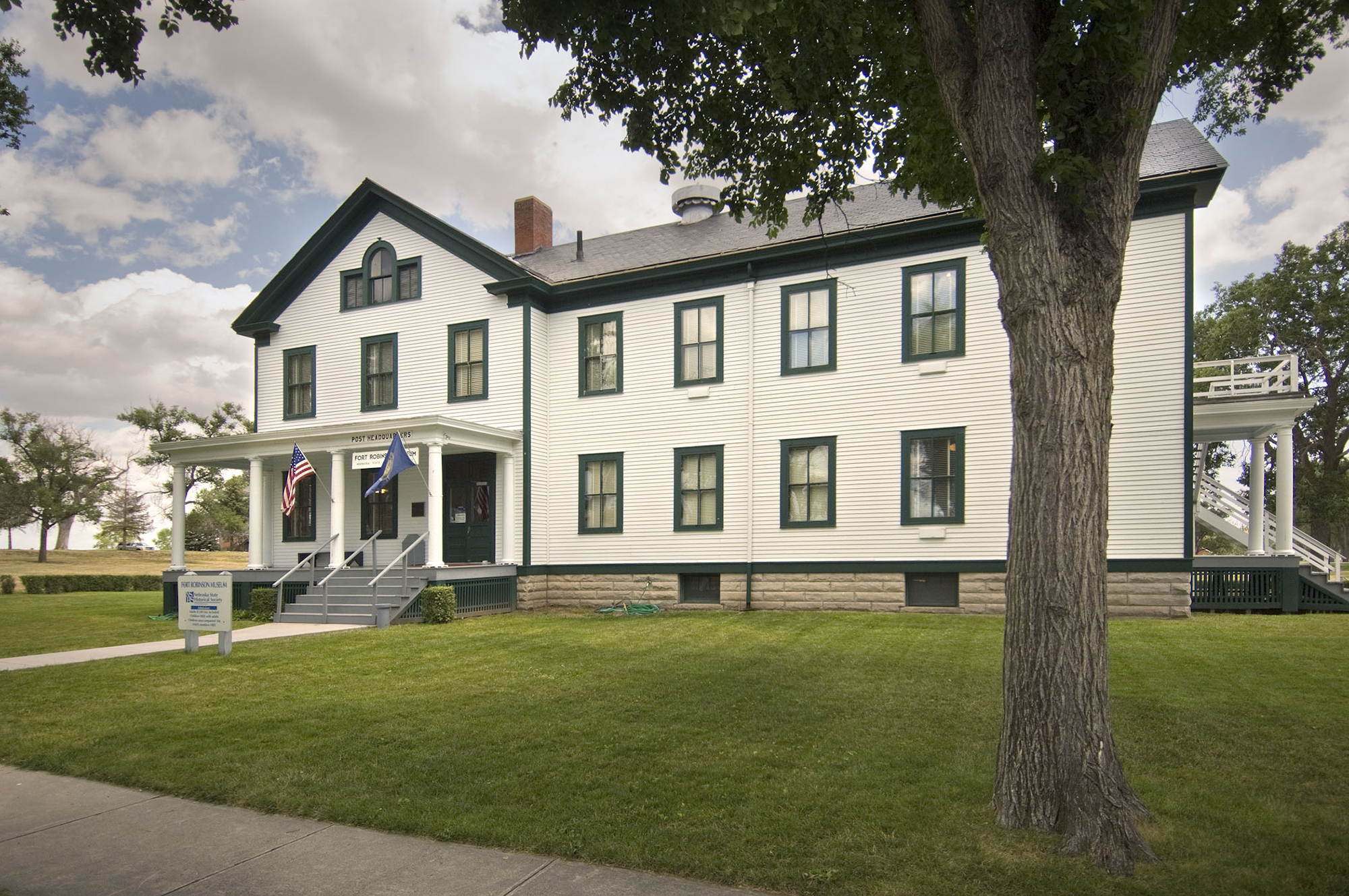 Exterior of the Fort Robinson Museum.