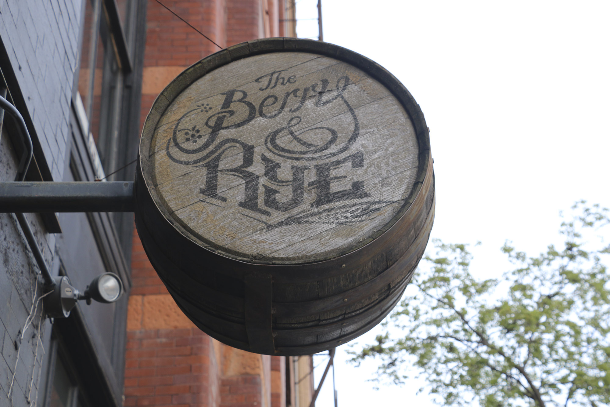 Sign for The Berry & Rye