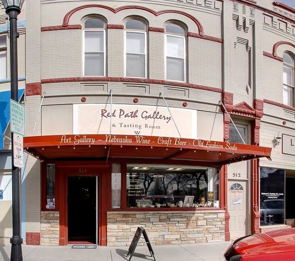 Red Path Gallery & Tasting Room in Seward, Nebraska