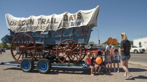 Wagon at Oregon Trail Days | Rick Neibel / Nebraska Tourism