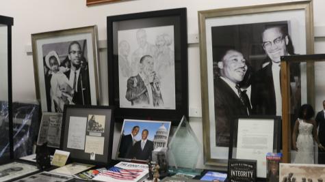 Black history photos and memorabilia displayed in Great Plains Black History Museum