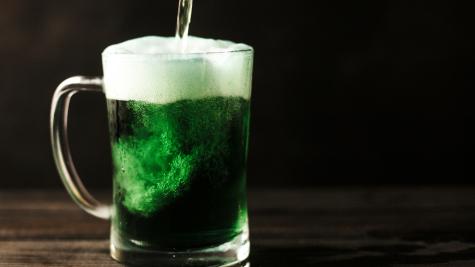 green beer for st. paddys day at Nebraska Irish Pub 